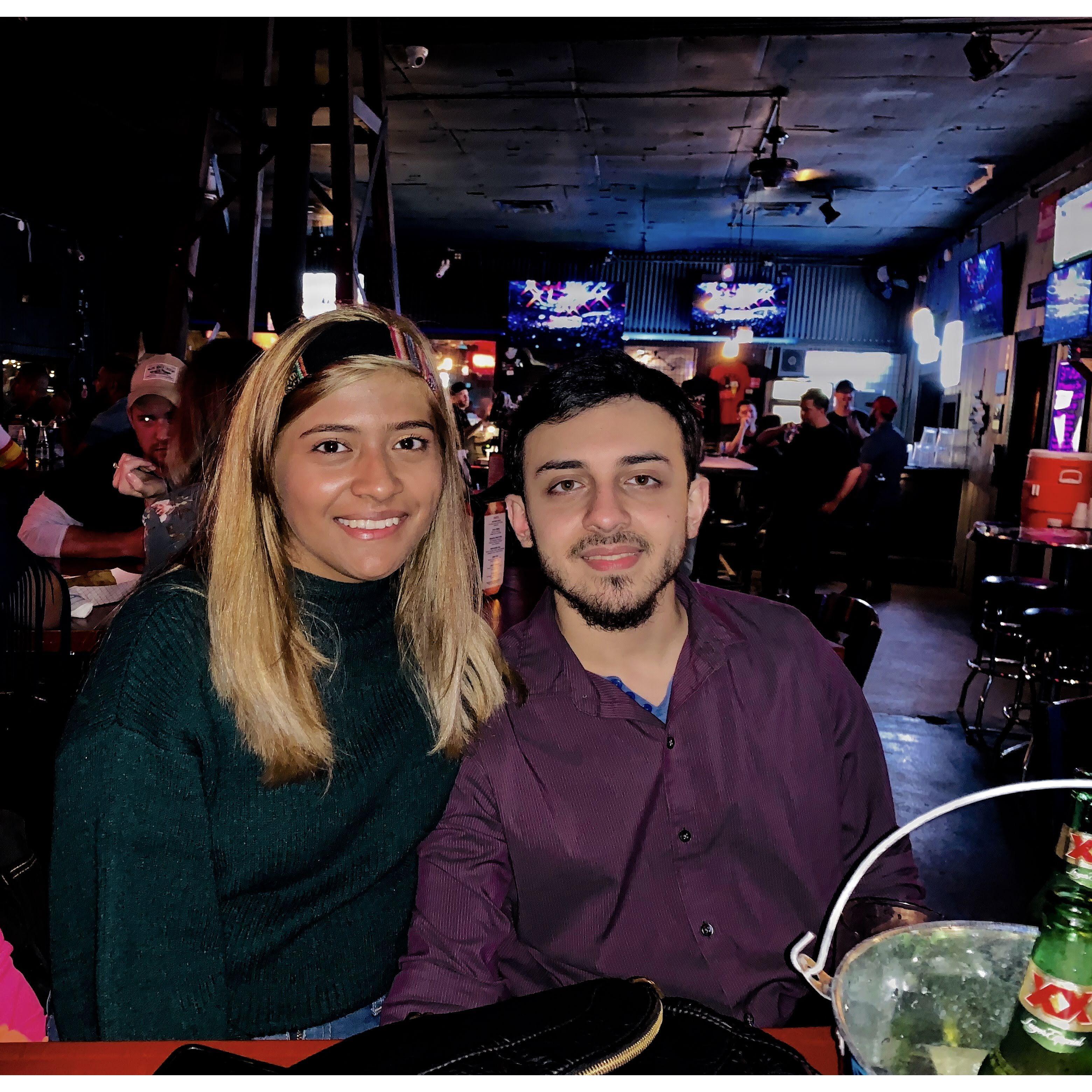 First time Devin met my family.