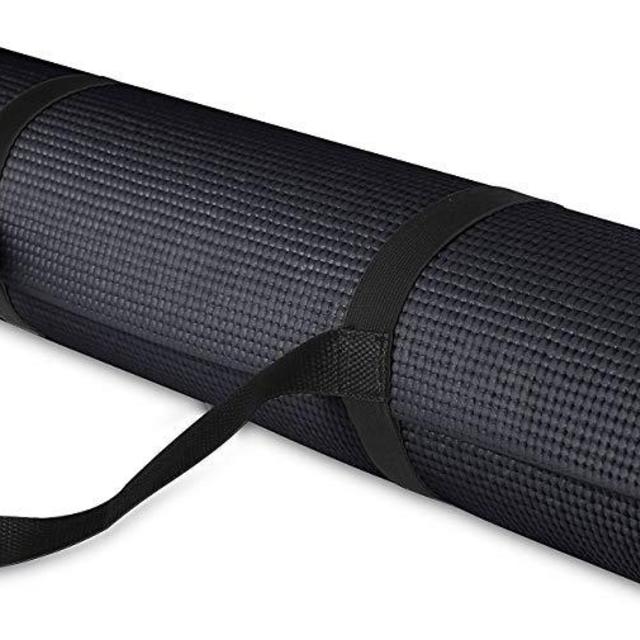 BalanceFrom GoYoga All Purpose High Density Non-Slip Exercise Yoga Mat with Carrying Strap