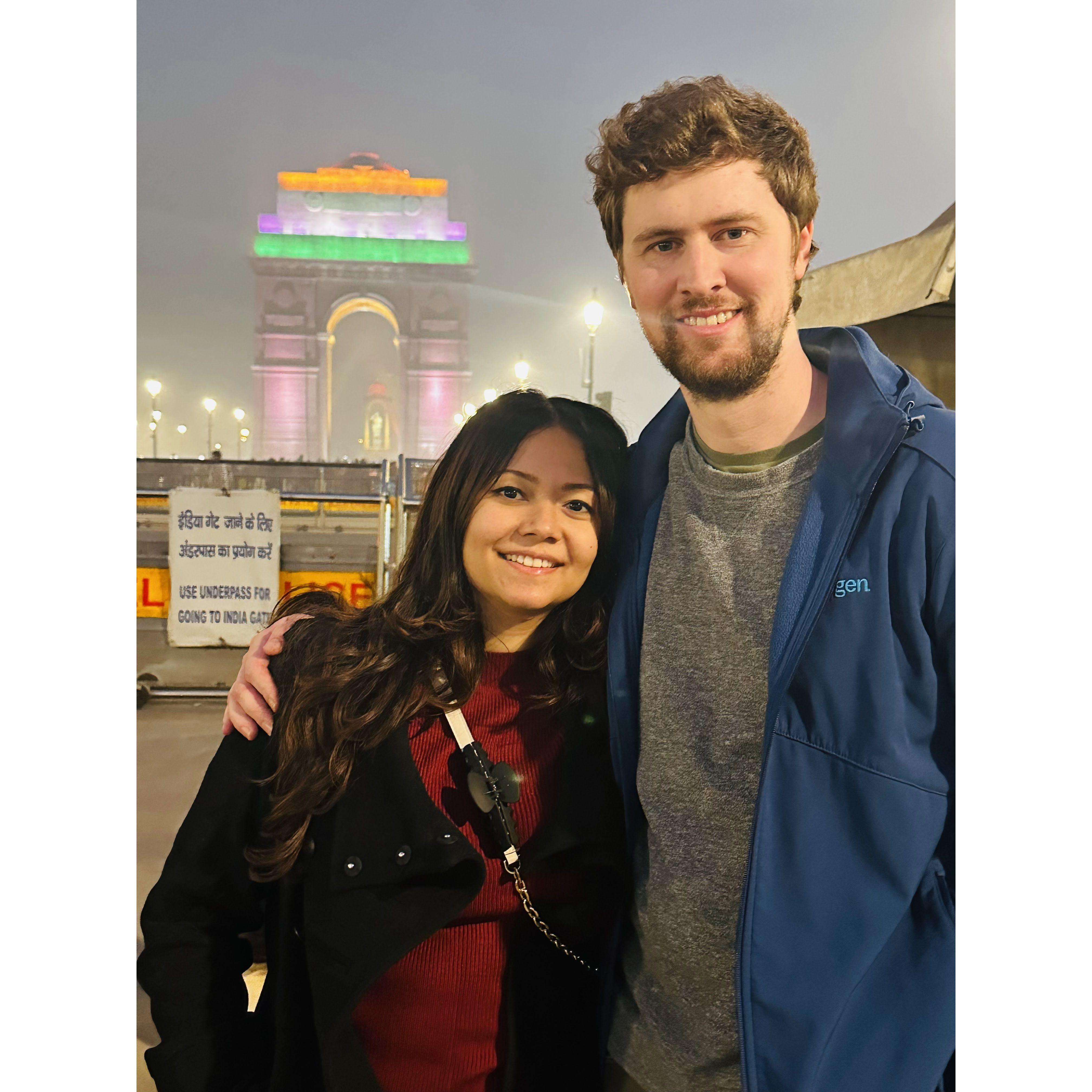 India Gate at night!