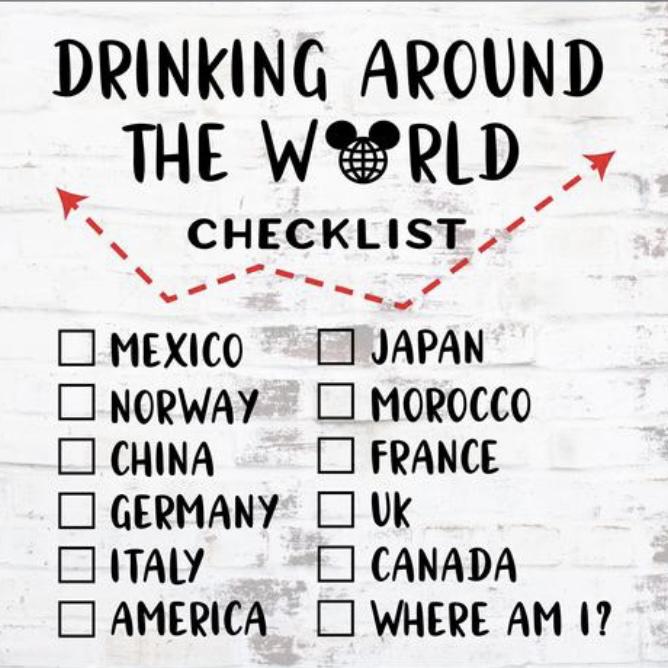 Drink around the world at Disney