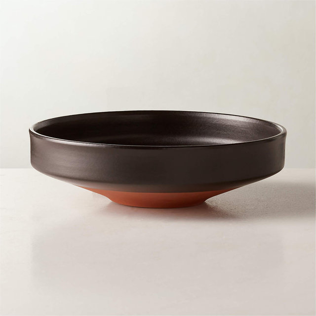 Dolce Black Pasta Bowl