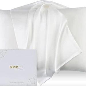 Pure Mulberry Silk Pillowcase (Ivory, standard)