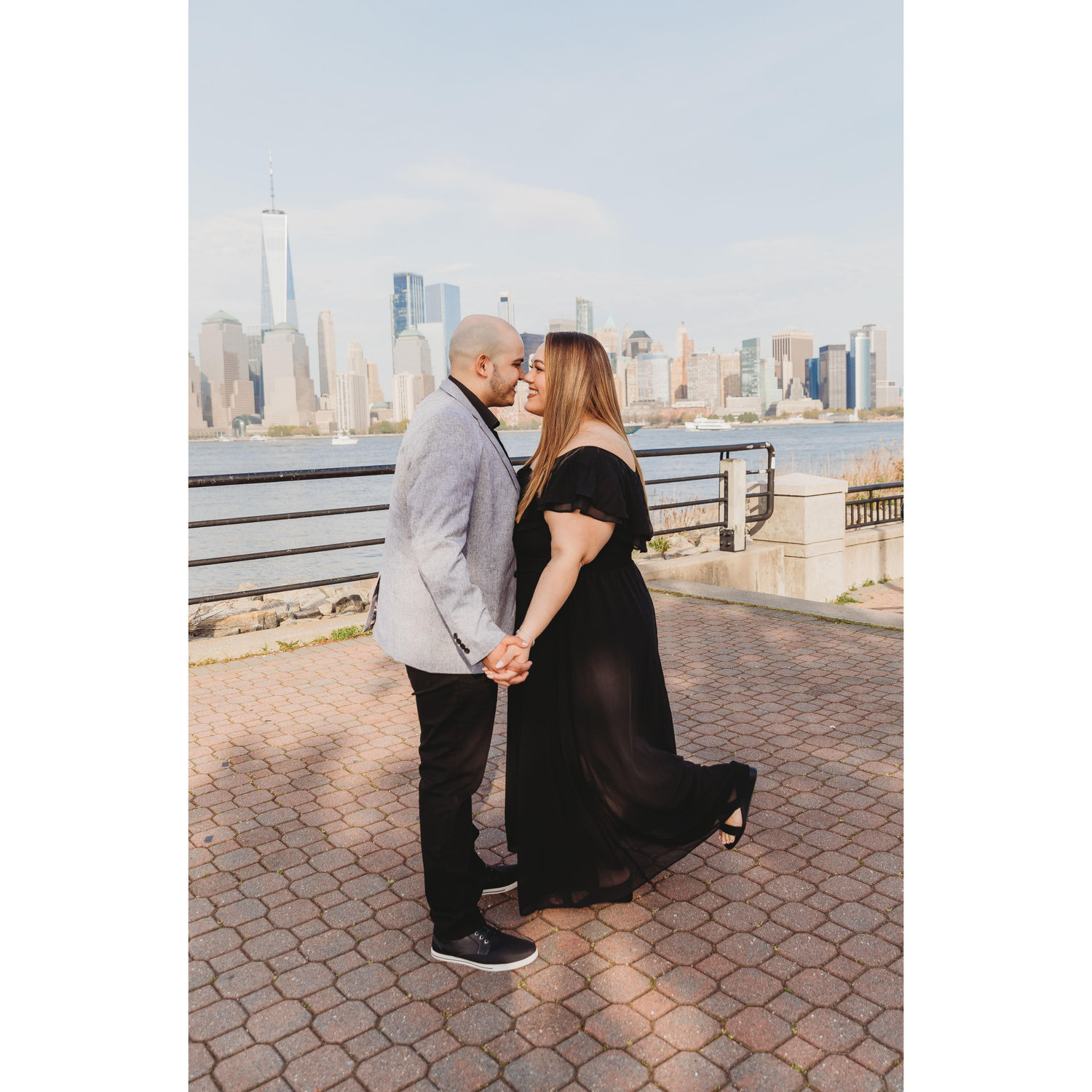 Enjoy some of our favorite pictures from our engagement shoot at Liberty State Park <3