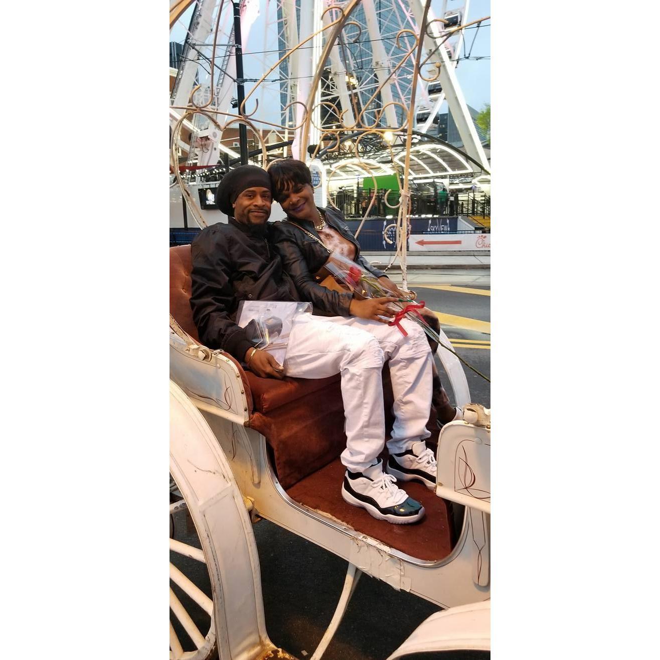The day we got engaged