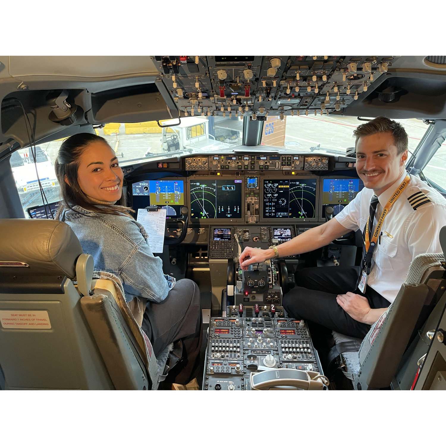 First flight with Andrew