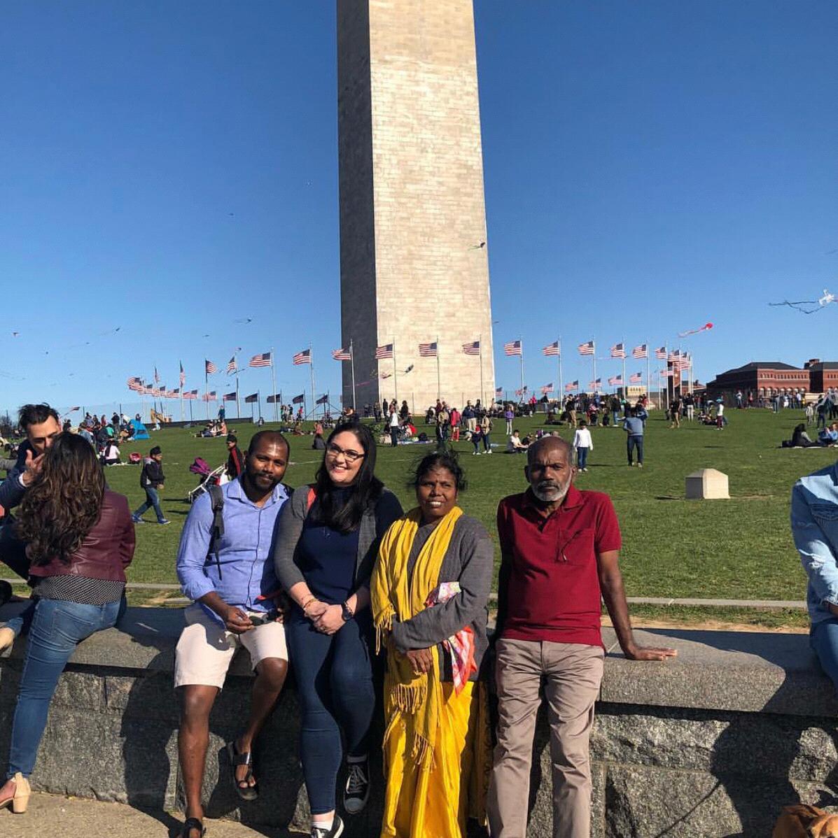 Just hanging out in DC with the fam
