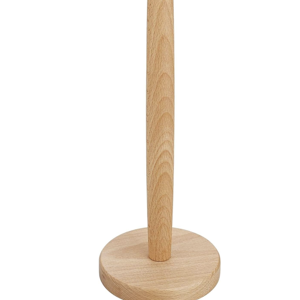 Bamboo Paper Towel Holder,DNIEBW Kitchen Paper Holder Countertop Stand up Towels Roll Stand Organizer Simply Standing Countertop Wooden Paper Fits Standard Roll Holder for Cabinet (Round Bottom)