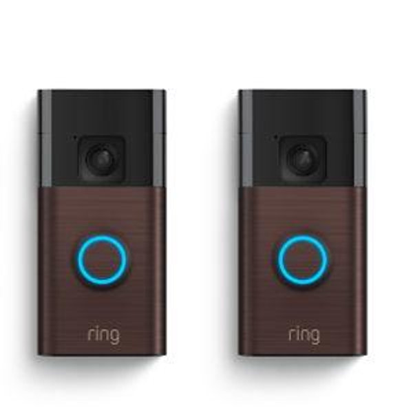 Ring Battery Doorbell 2-Pack in Venetian Bronze |