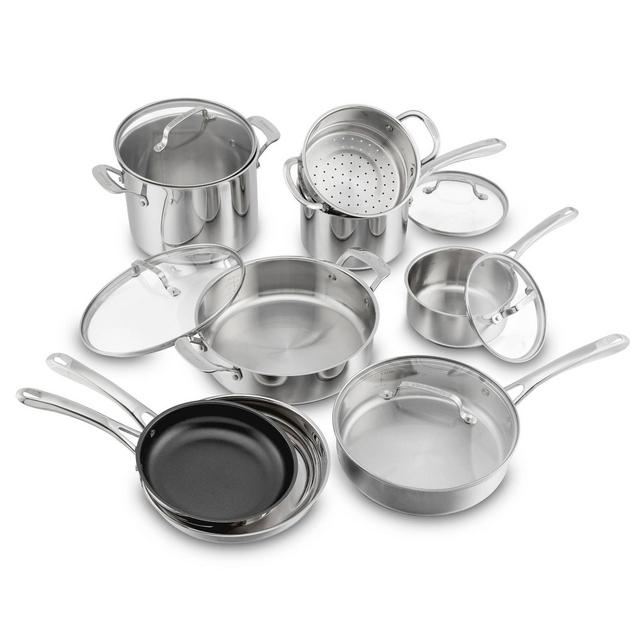 Cuisinart 13pc Classic Stainless Steel Cookware Set