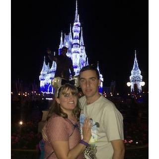 Our first trip to the happiest place on earth in January 2020 (Austin's college graduation present).