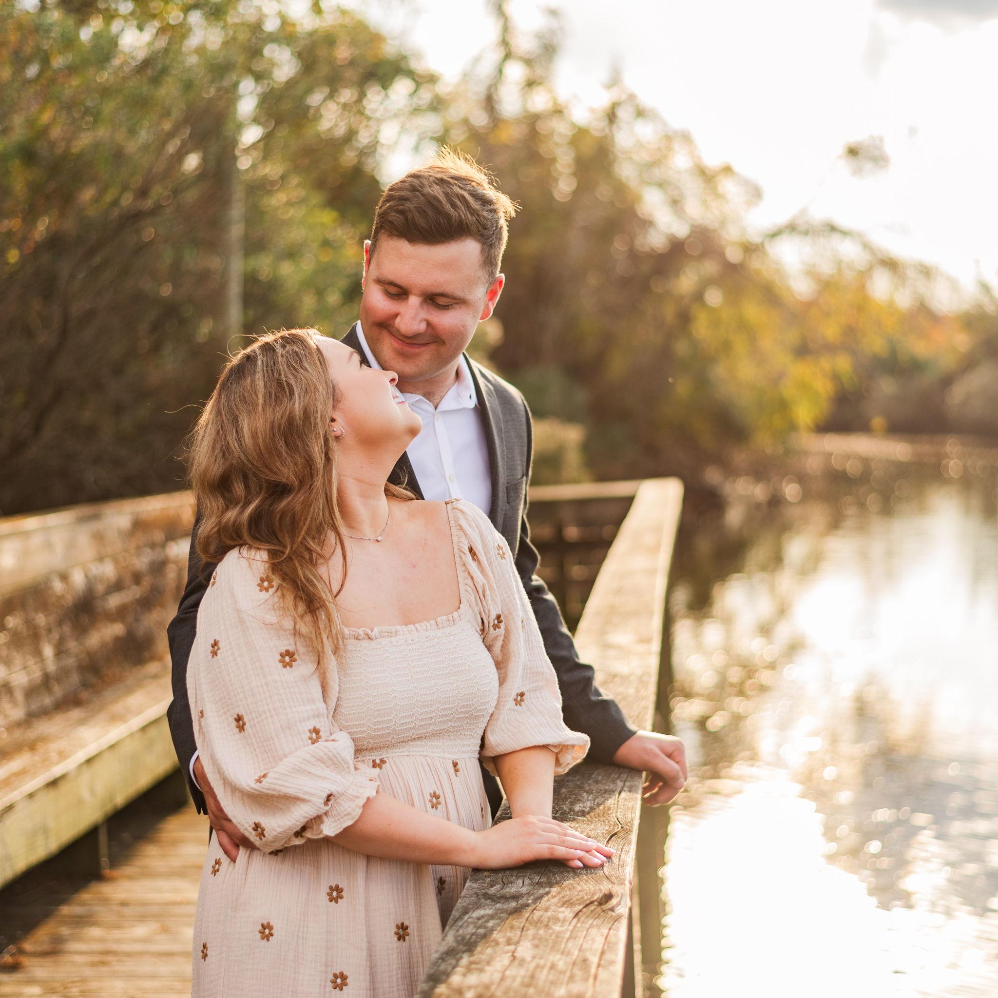 Engagement Photos by Emily Saunders in New Bern where Dustin proposed!