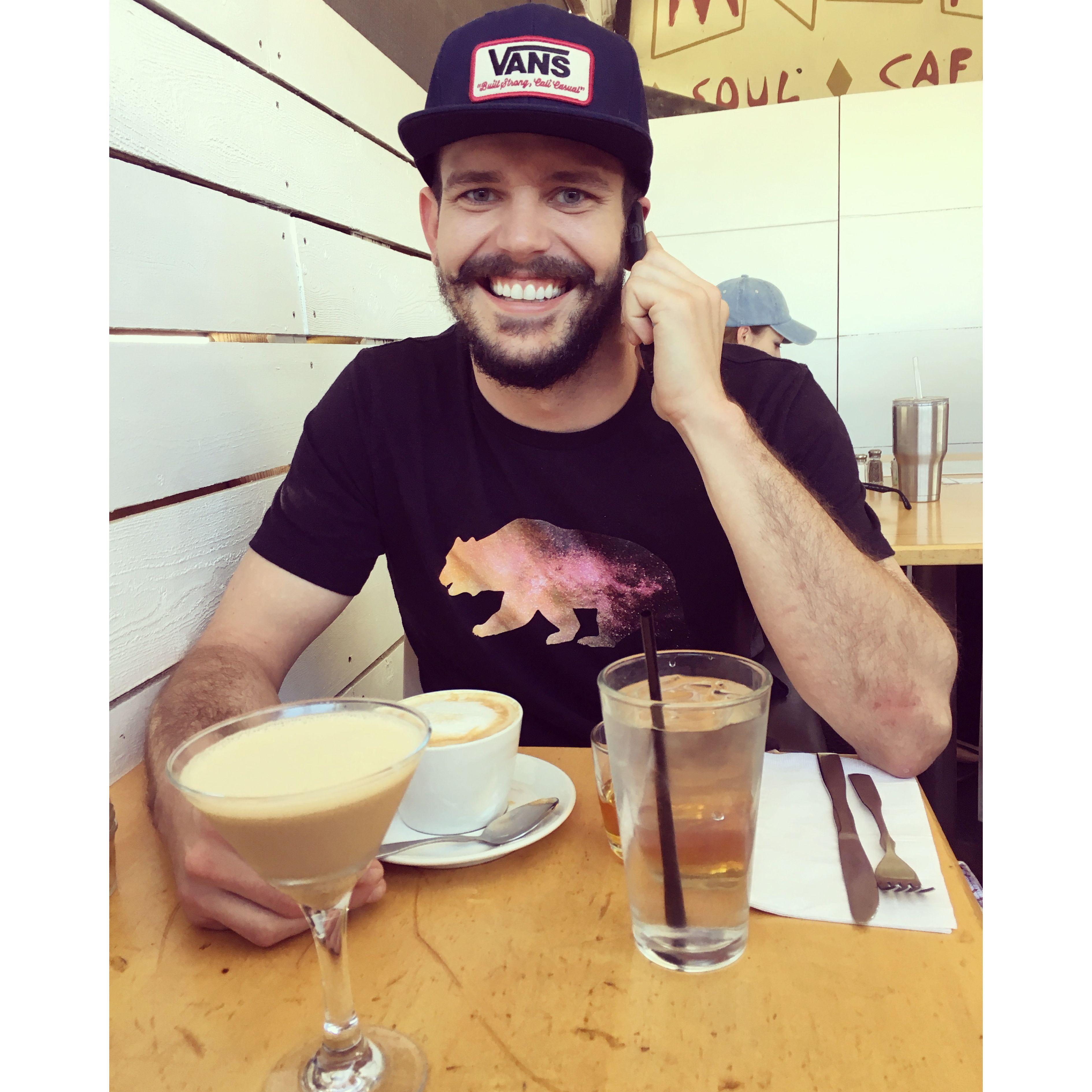 One of H&M's first dates...little did they know Matt would end up having one of the best espresso martini recipes around!