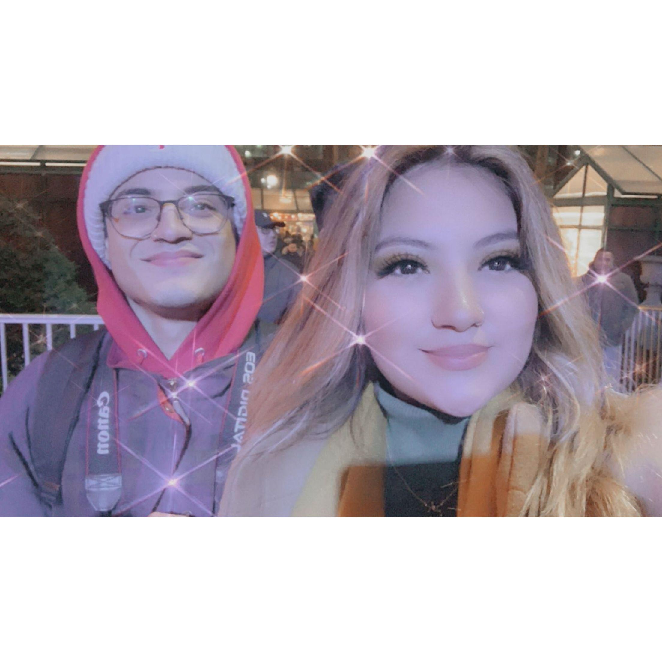 Our first outing, we became best friends soon after. 2018