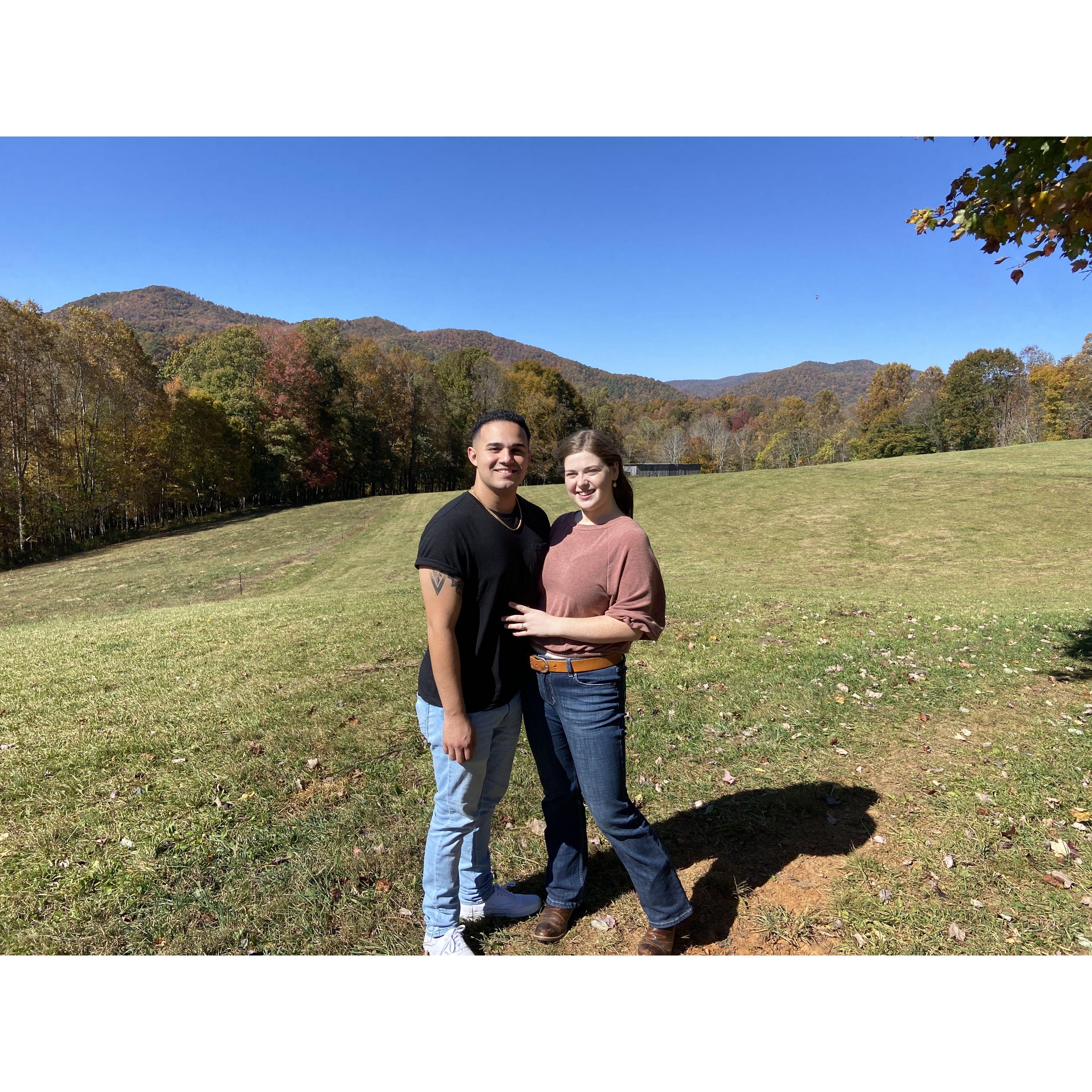 Daniel's first-time visiting Buladean, NC!  

Primera vez de Daniel en Buladean, NC.