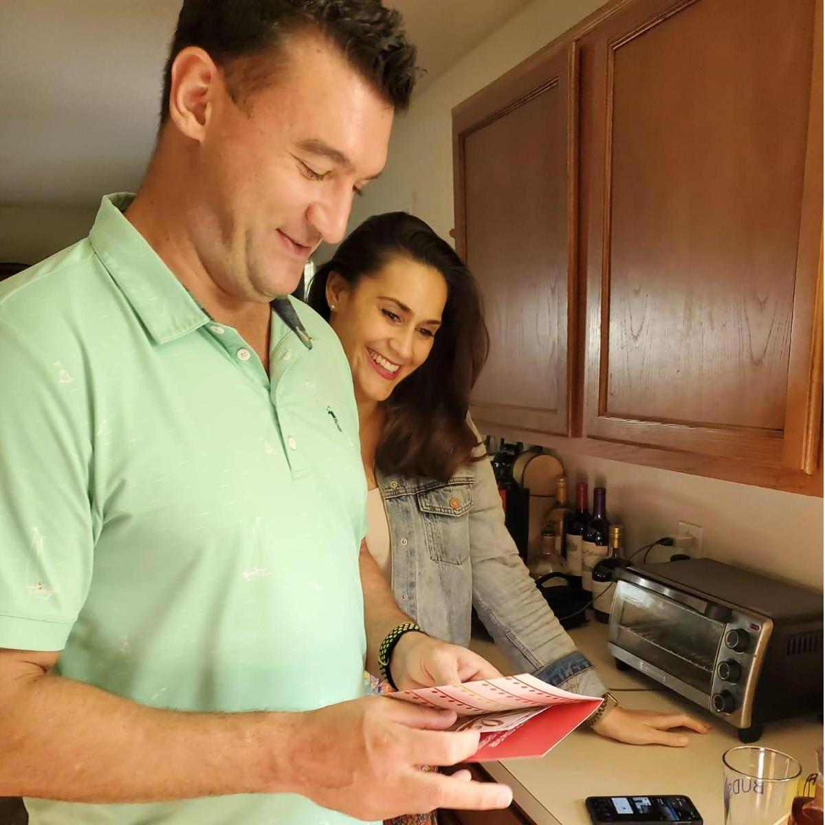 Happy birthday to Joel while visiting my parents