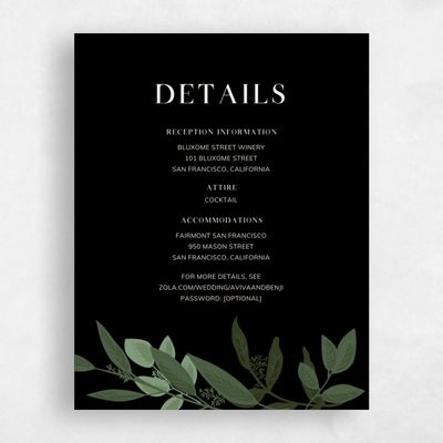 Black Wedding Enclosure - Summerlin