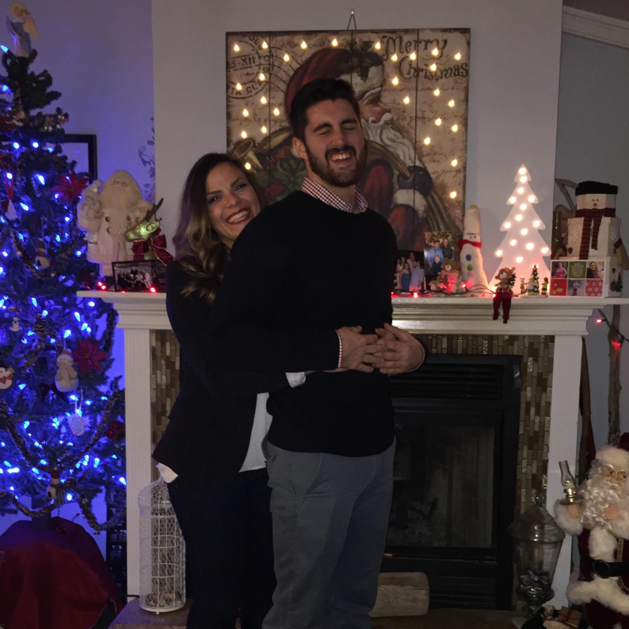 Our first Christmas together.