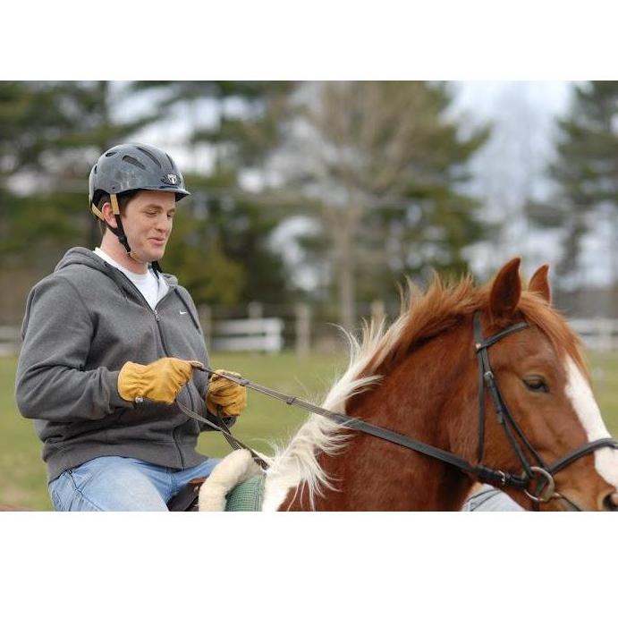 Of course, only after he survived his first Switchback Dunes horseback ride!