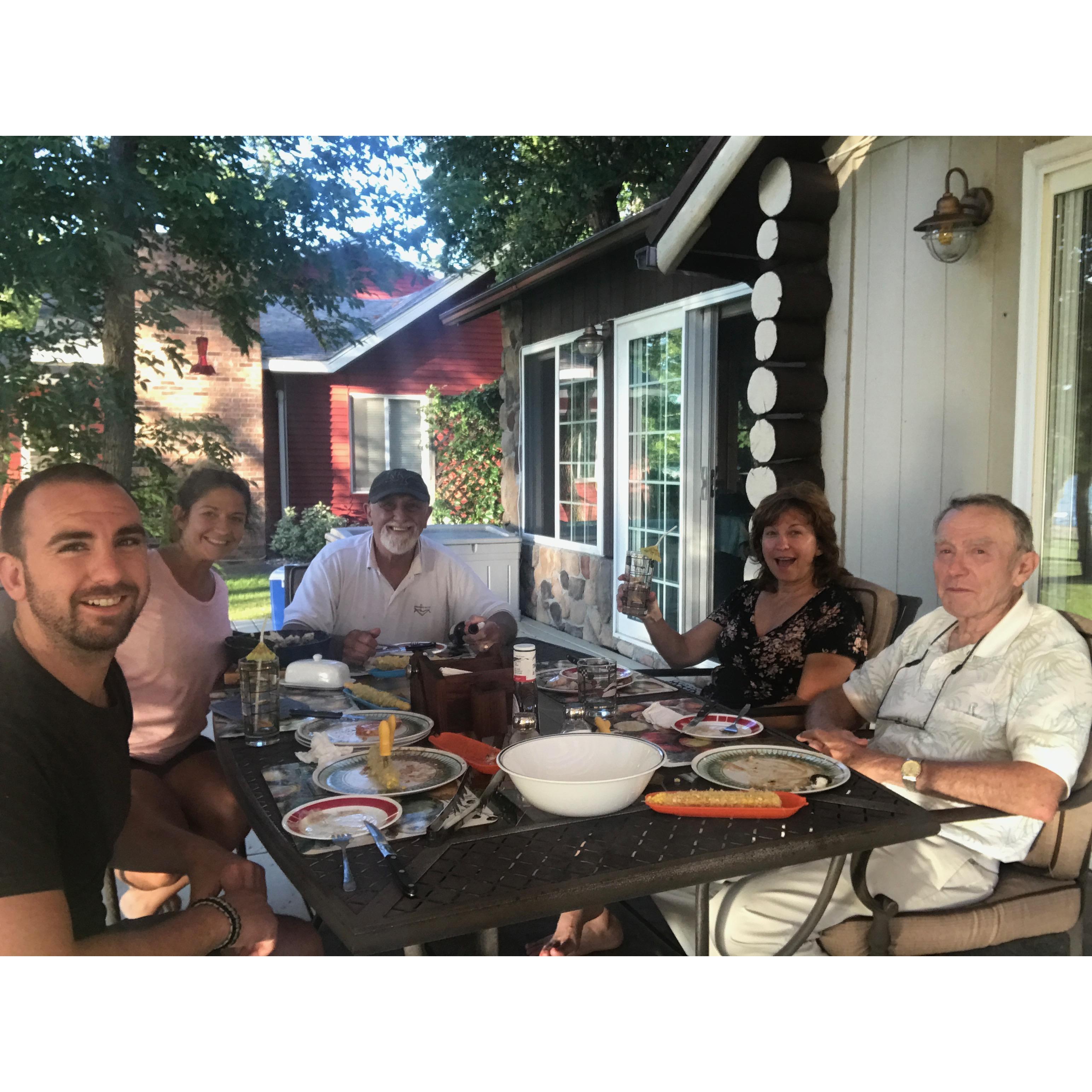 Great food at The Lake.