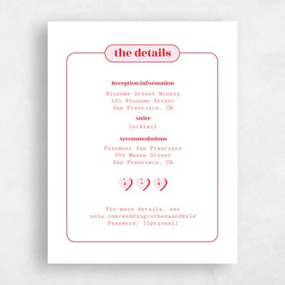 Rose, Pink Wedding Enclosure - Jolla