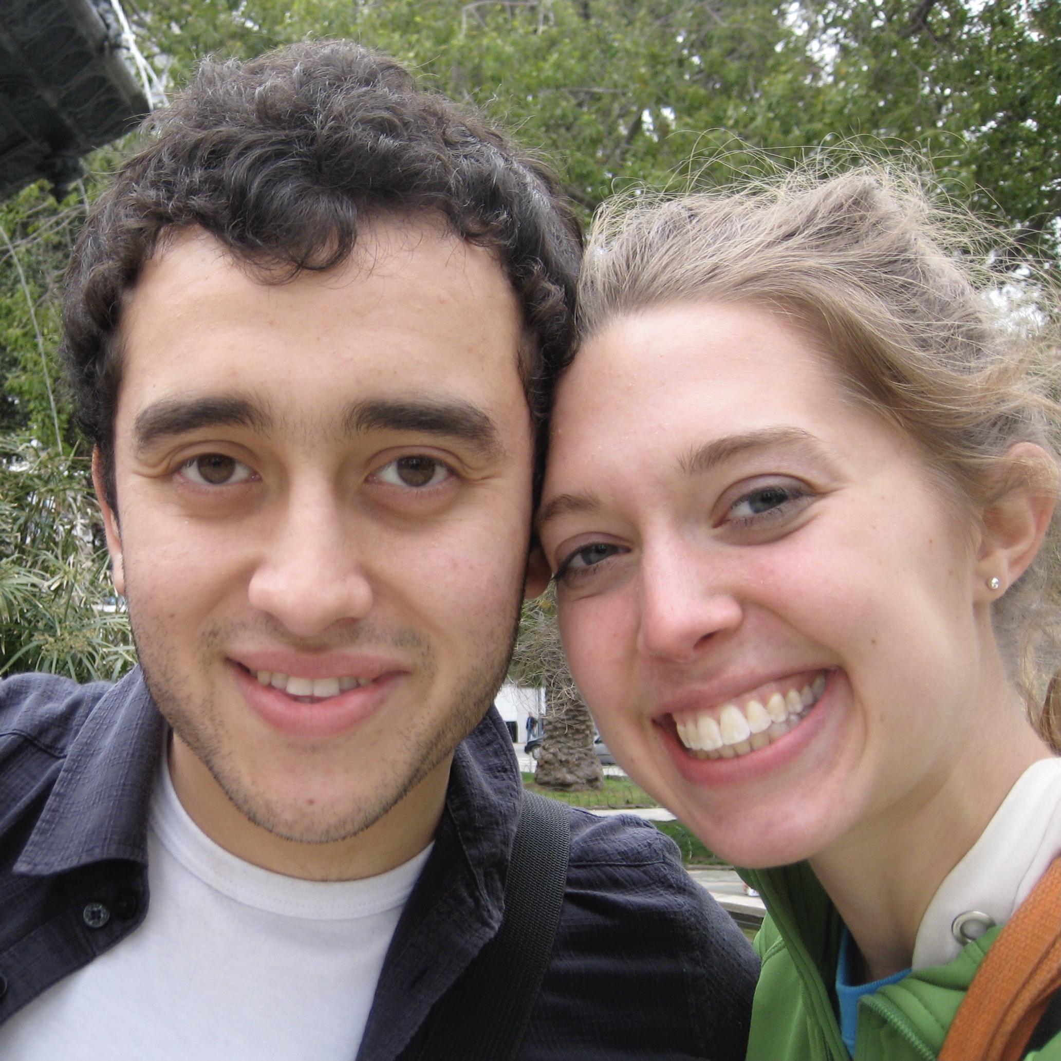 This was our first selfie ever!  I was so excited to take this picture with Jorge that I actually shivered a little afterwards!  First outing together, 2010