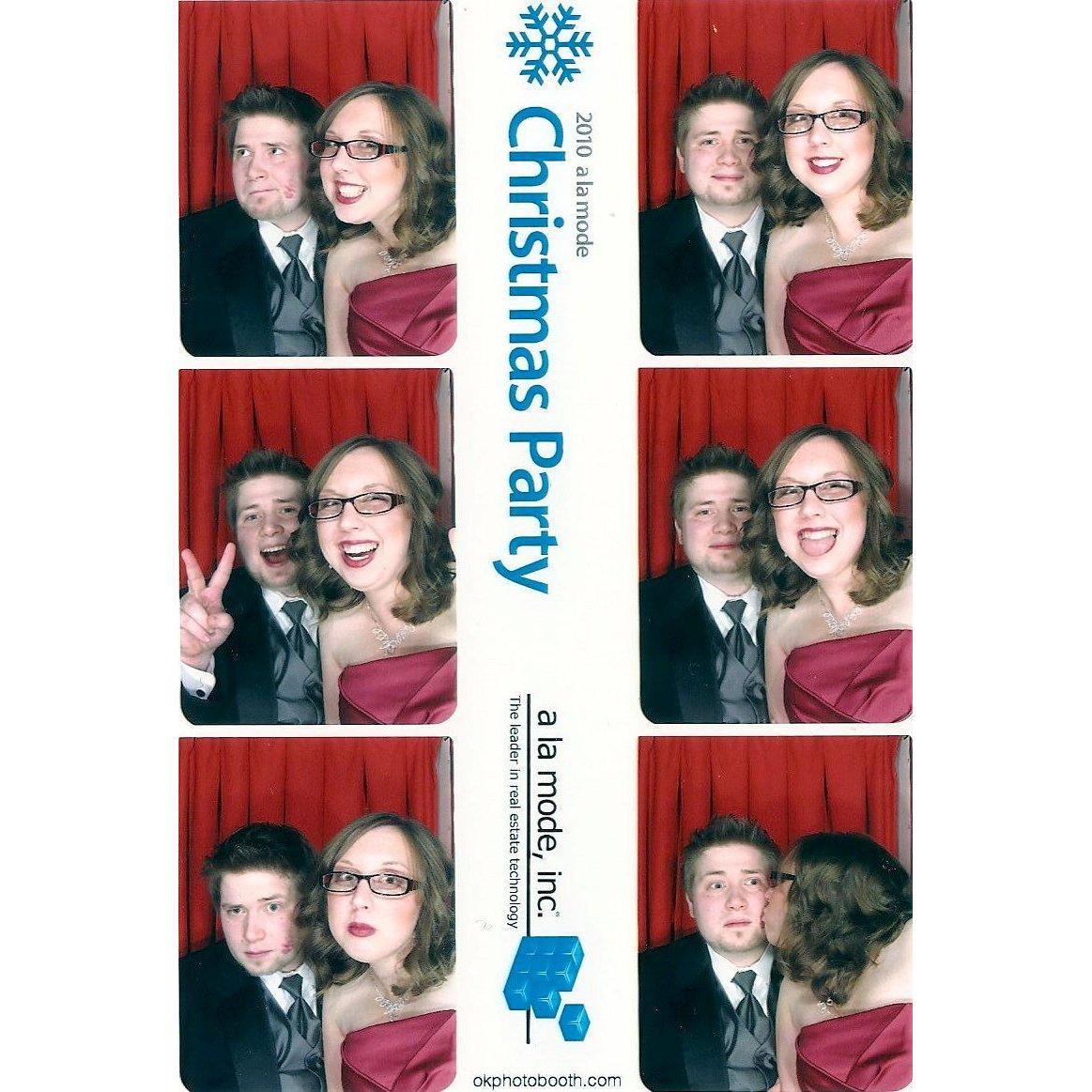 Sometimes we get fancy like this Christmas party in 2010.