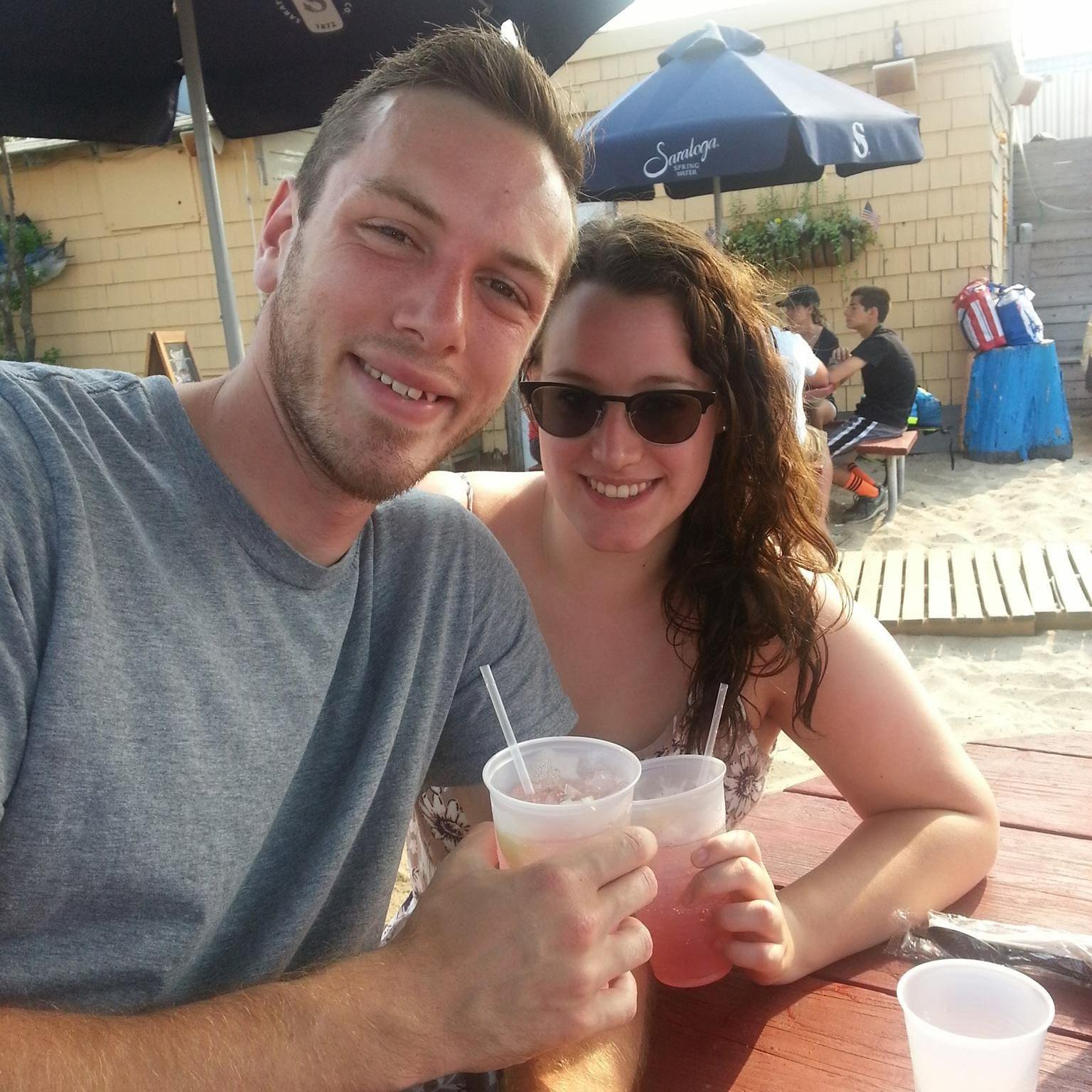 Drinking some zippy's in the sunshine!
