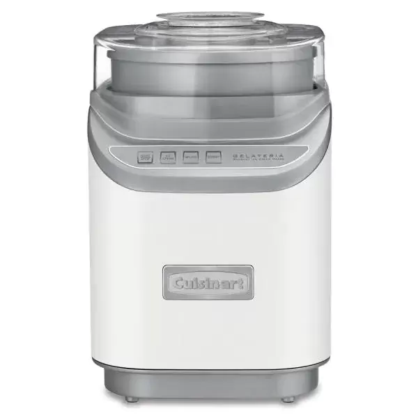 Cool Creations 2 Qt. White Electric Ice Cream Maker with Recipe Booklet
