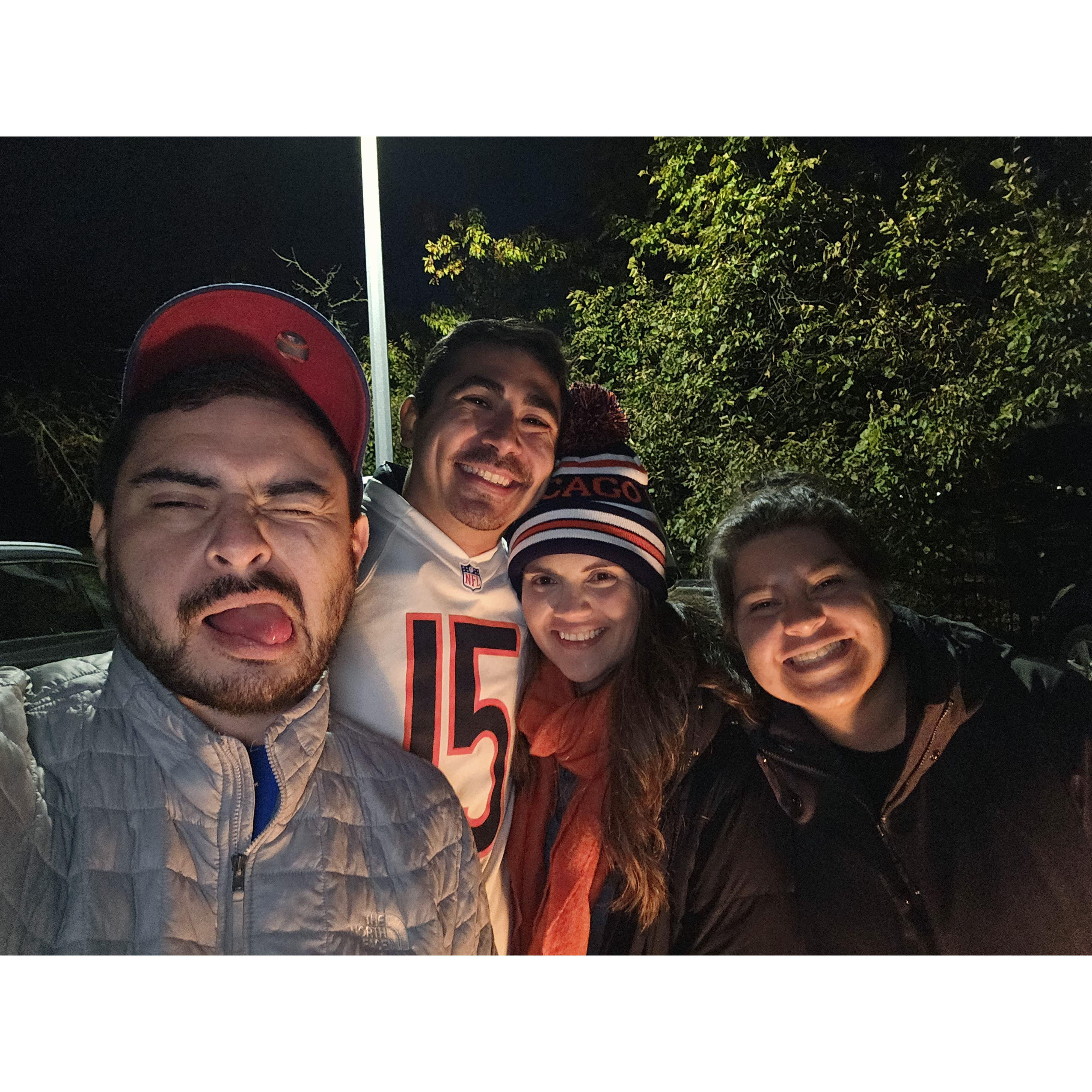 Our first BEARS game together!