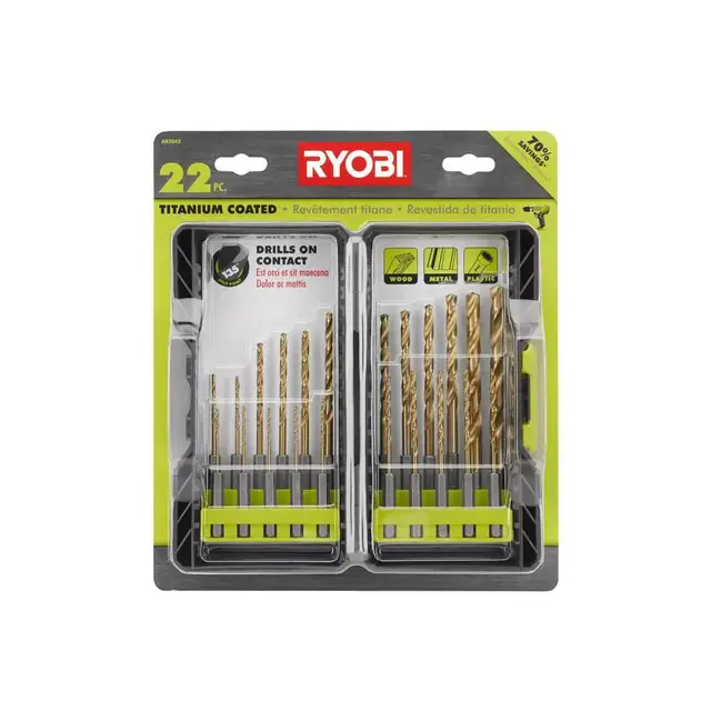 Titanium Drill Bit Kit (22-Piece)
