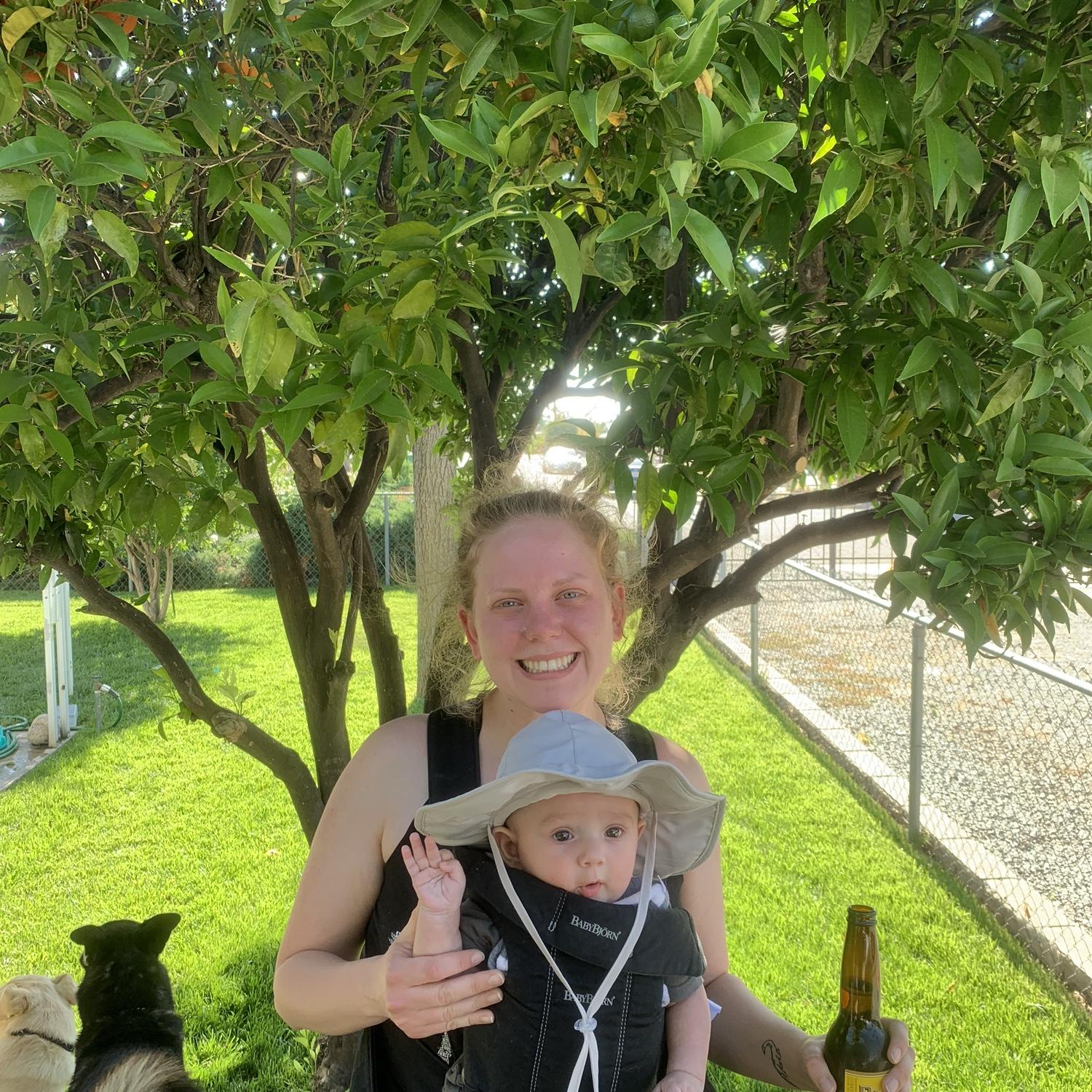 Katie and her nephew/godson Ace