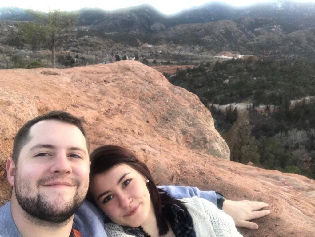 Our first trip to Colorado in 2017. Picture was taken in the Garden of the Gods.