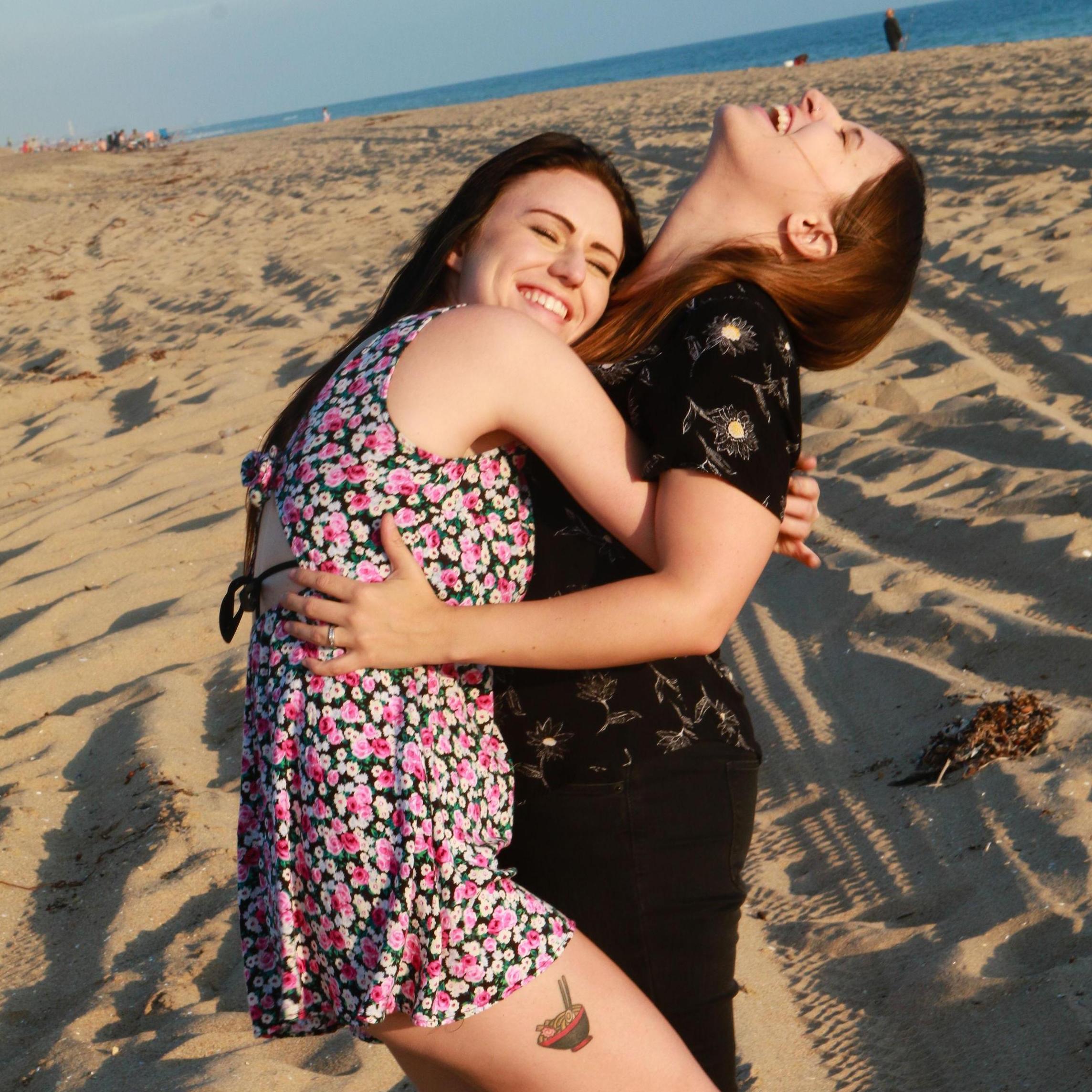 Goofy engagement outtake taken by our friend Tim (Huntington Beach, CA)