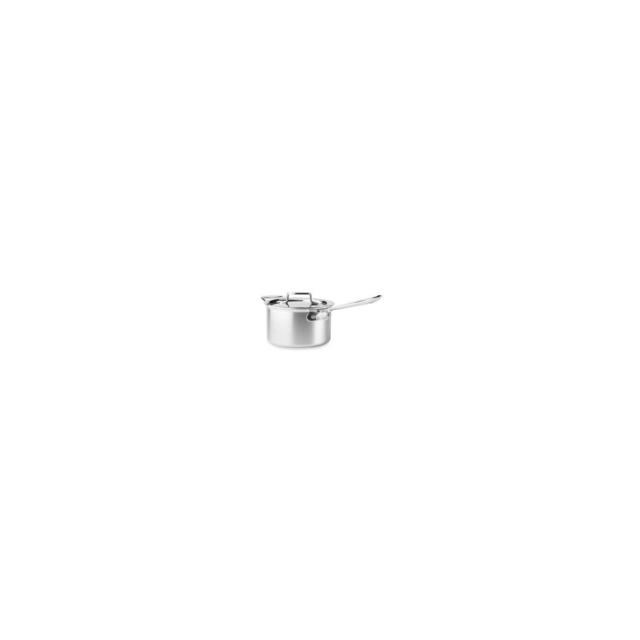 All-Clad d5® Brushed Stainless Steel 4 qt. Covered Saucepan