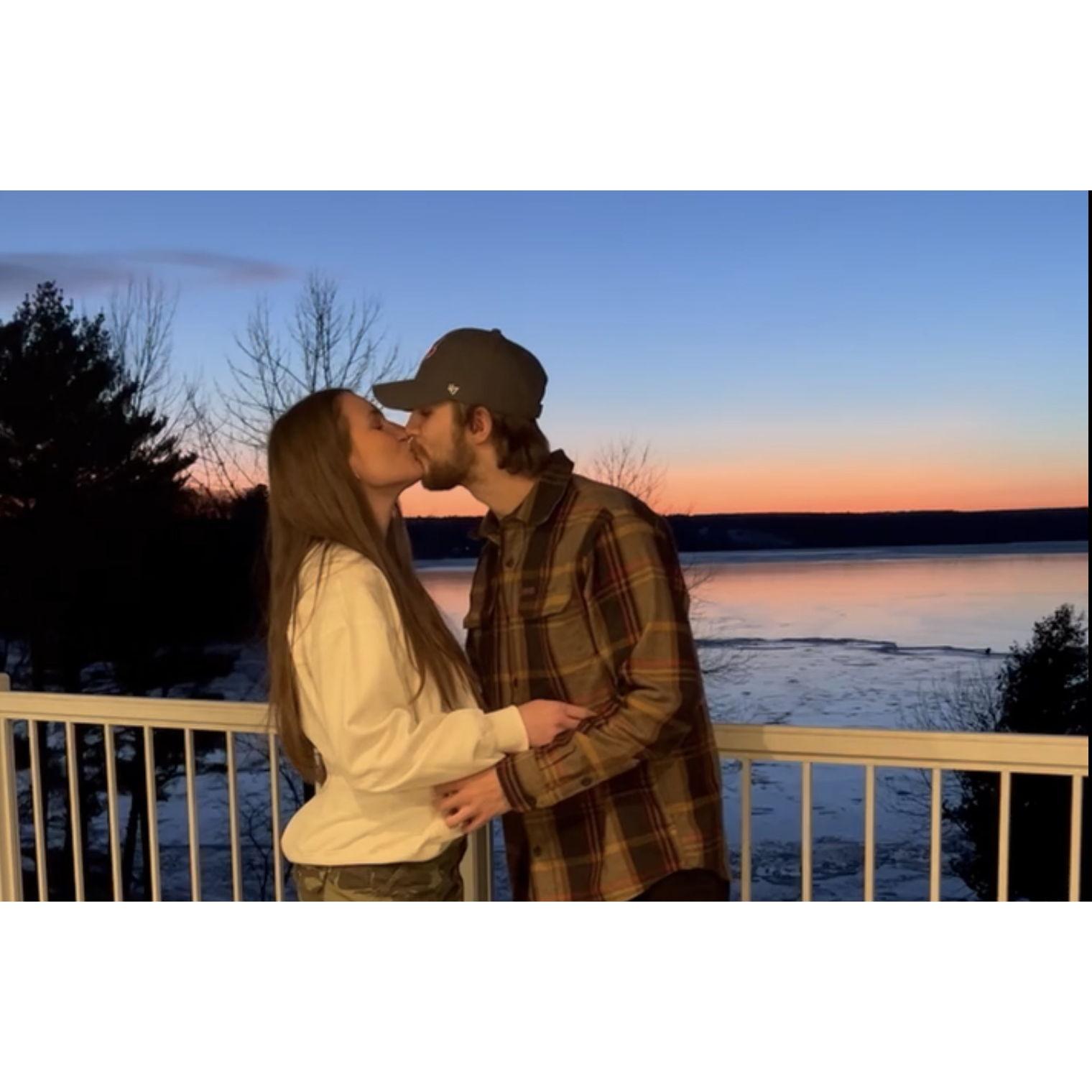 Right before he proposed ❤️