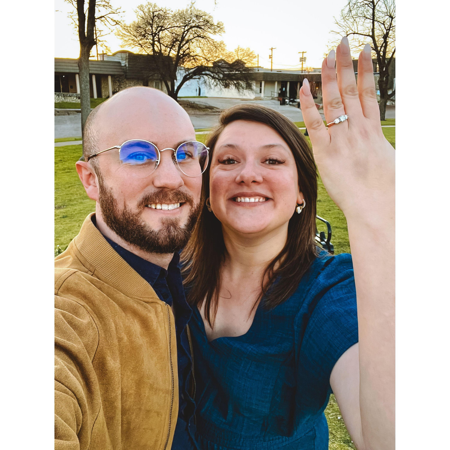 Right after she said yes!!