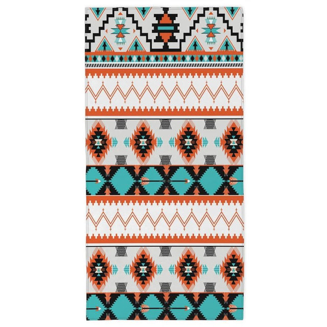 Aztec Western Beach Towels Large Bath Towel Oversized Quick Dry Absorbent Compact Sand Free Microfiber Beach Towel for Swimming Pool Camping Yoga Travel Accessories