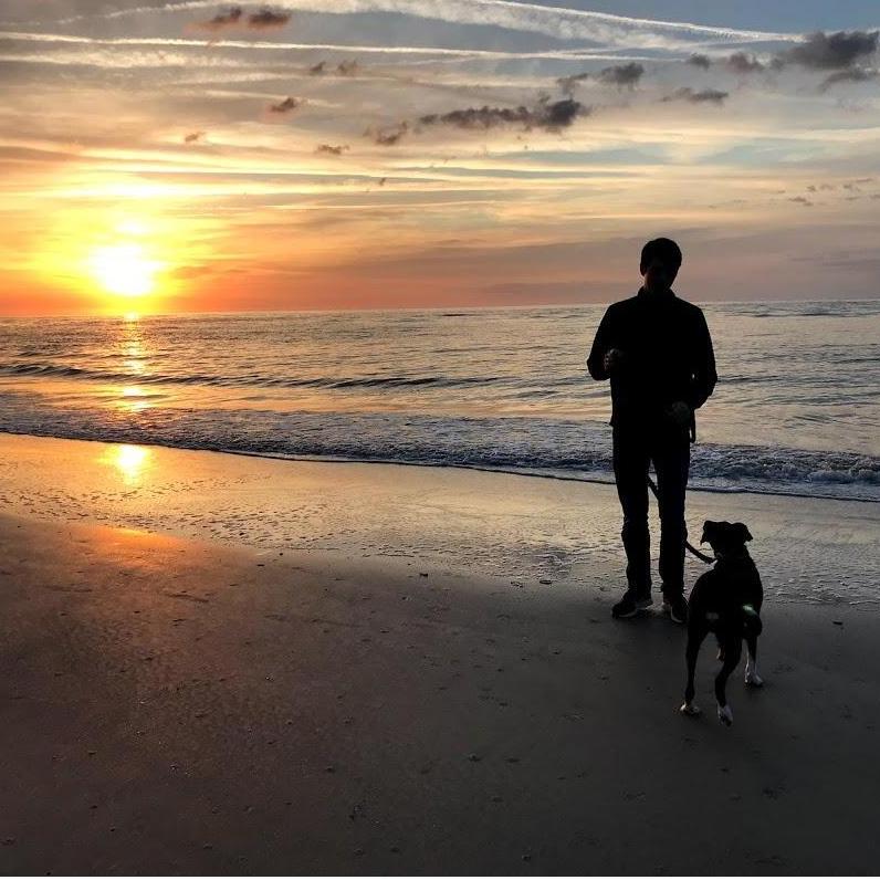 Hudson's first trip to the beach