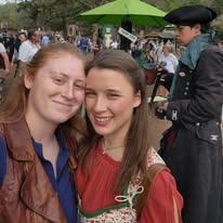 Our first ren faire together. Definitely won't be the last!
