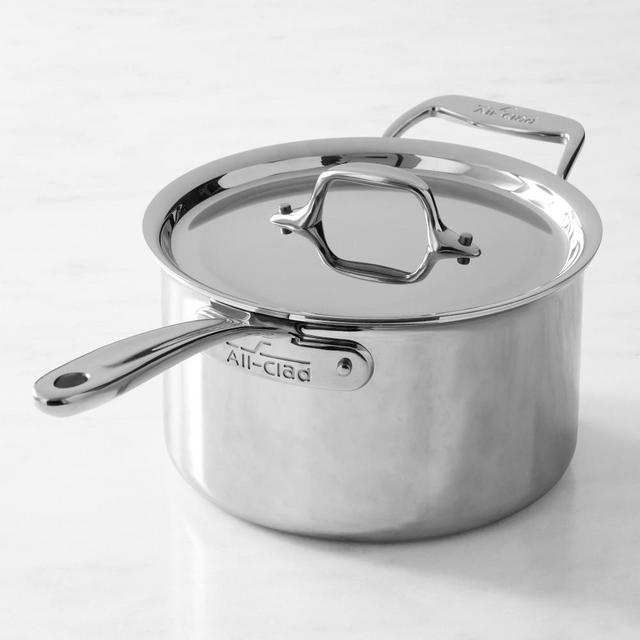All-Clad G5 Graphite Core Stainless-Steel Saucepan, 4-Qt.