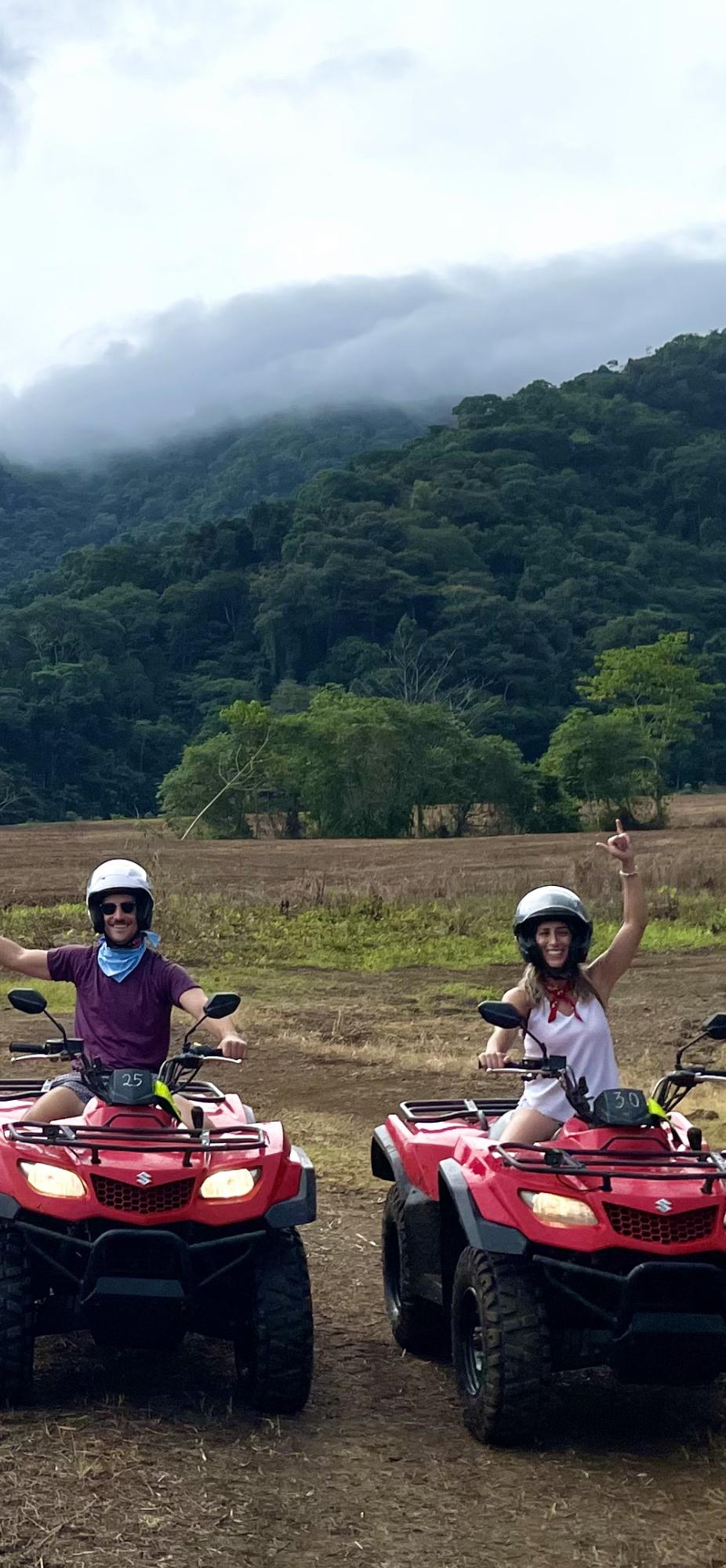 Exploring the mountains in Costa Rica