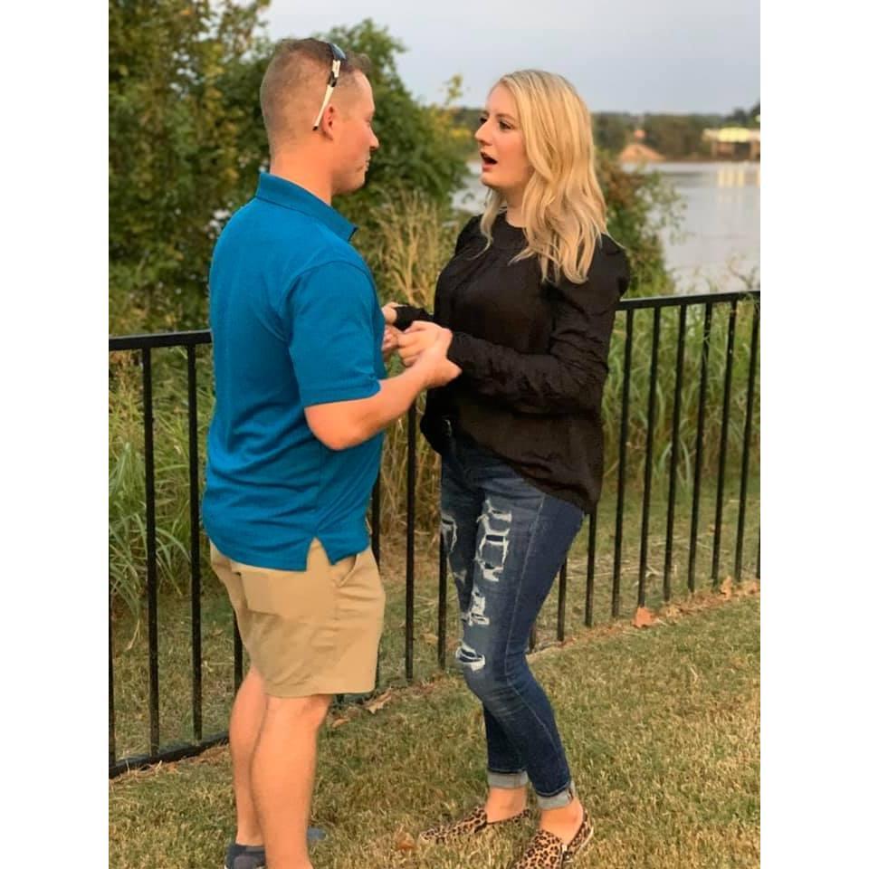 He was about to pop the question. This is the moment I put it all together.