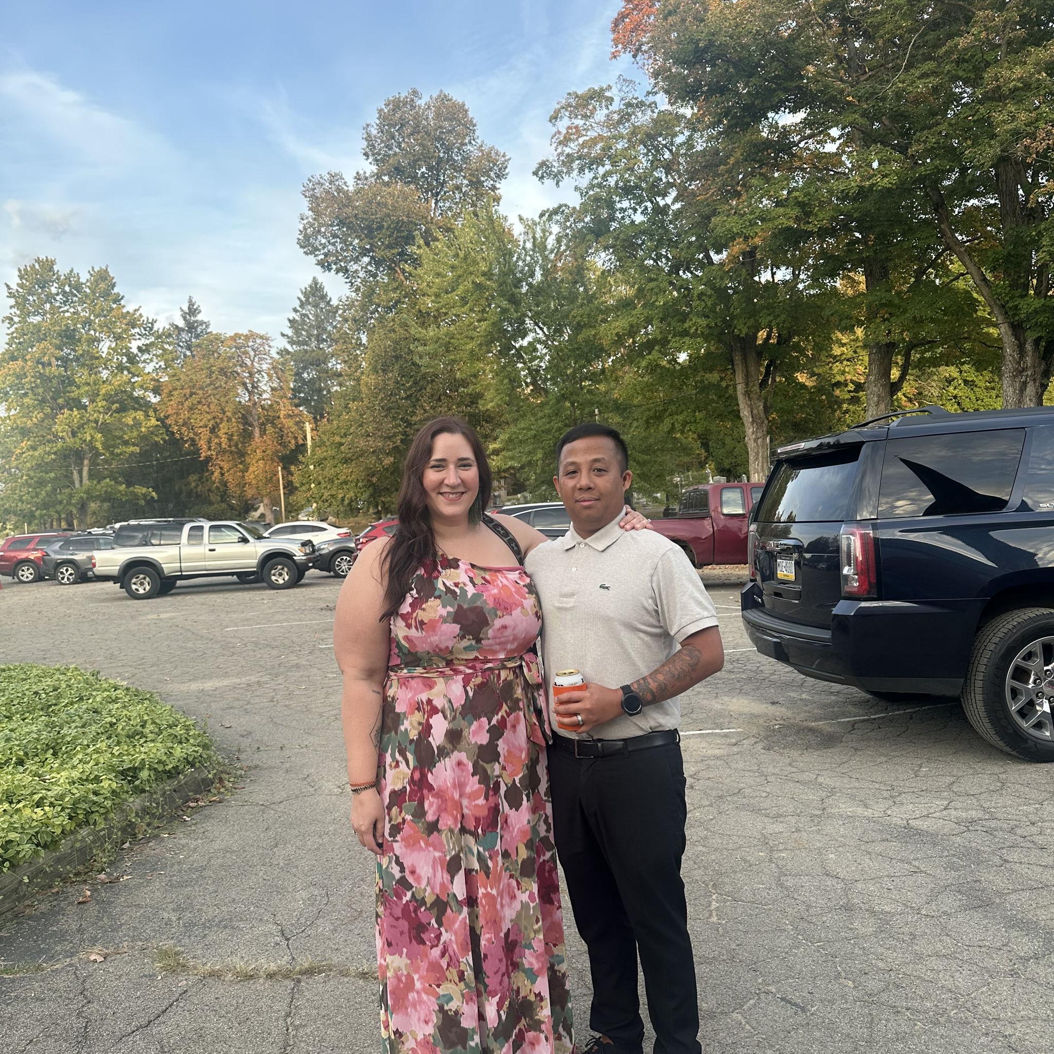 At Kaylee and Cameron's wedding - September, 2025