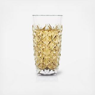 Enigma Collection High Ball Glasses, Set of 6
