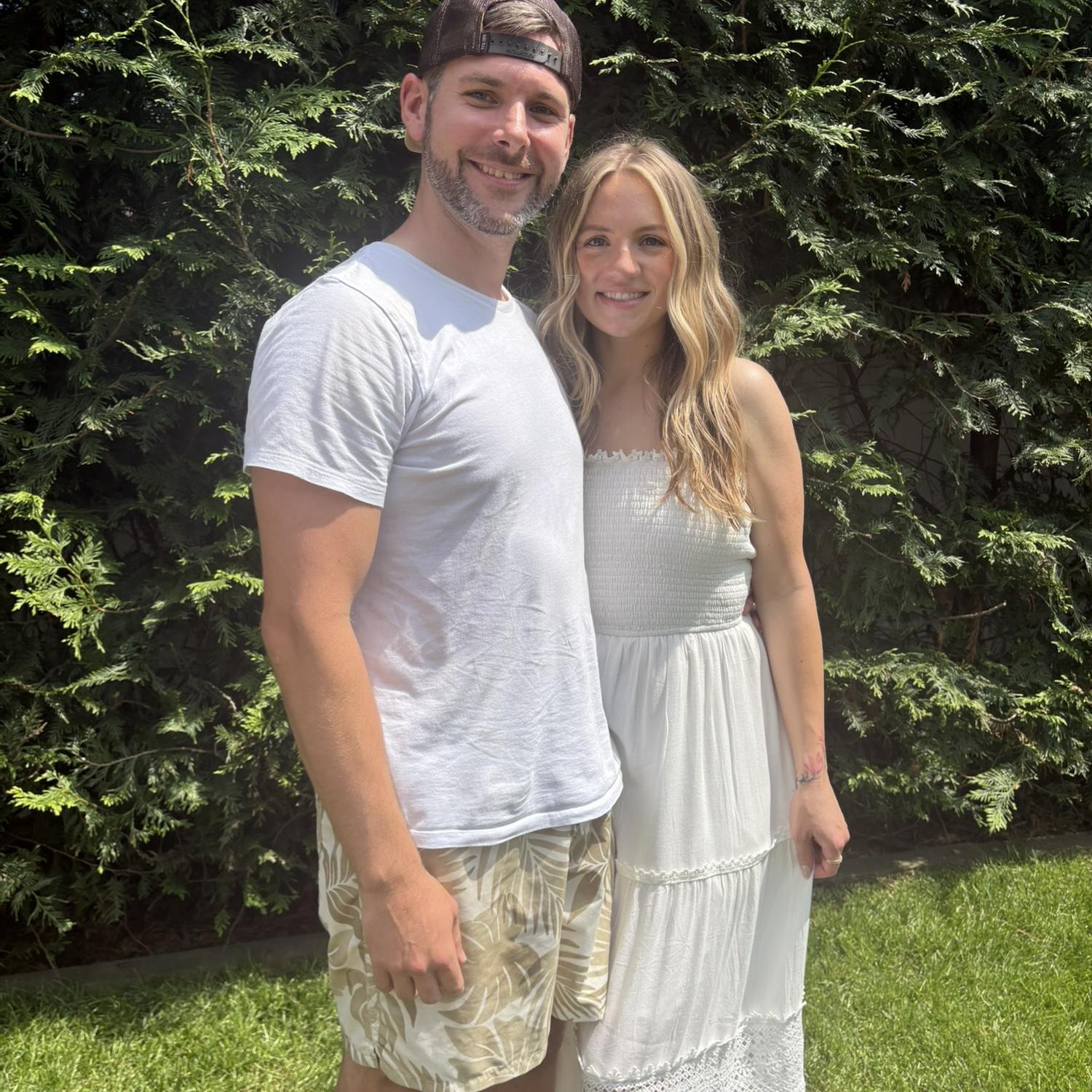 Our engagement pool party at the Hickey House! 6/21/25