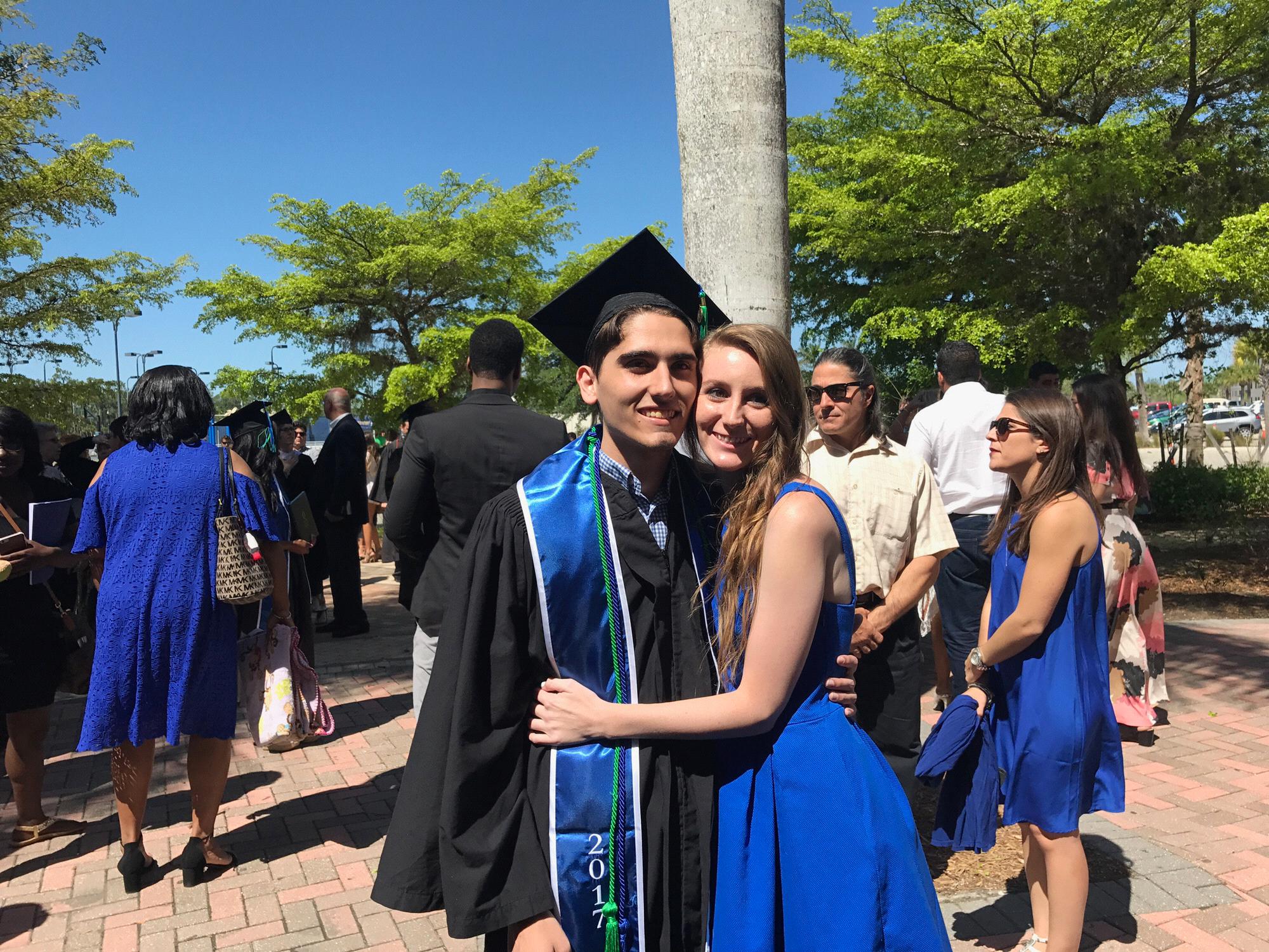 Brett’s college graduation FGCU 2017