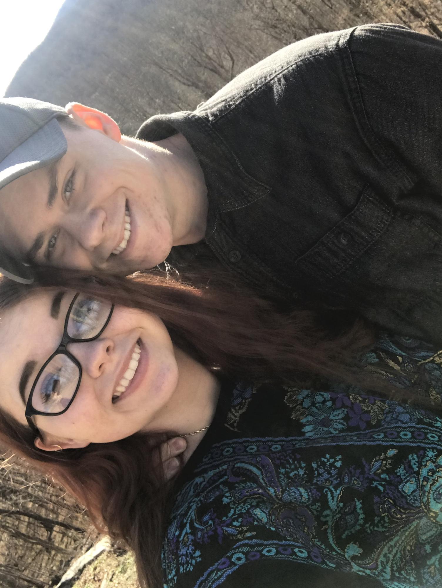 New years at his family's house, 2020.