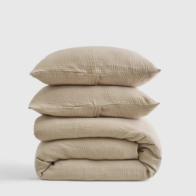 Organic Airy Gauze Duvet Cover Set | Quince