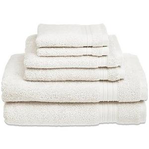 Welspun HygroSoft 6-Piece Towel Set in White