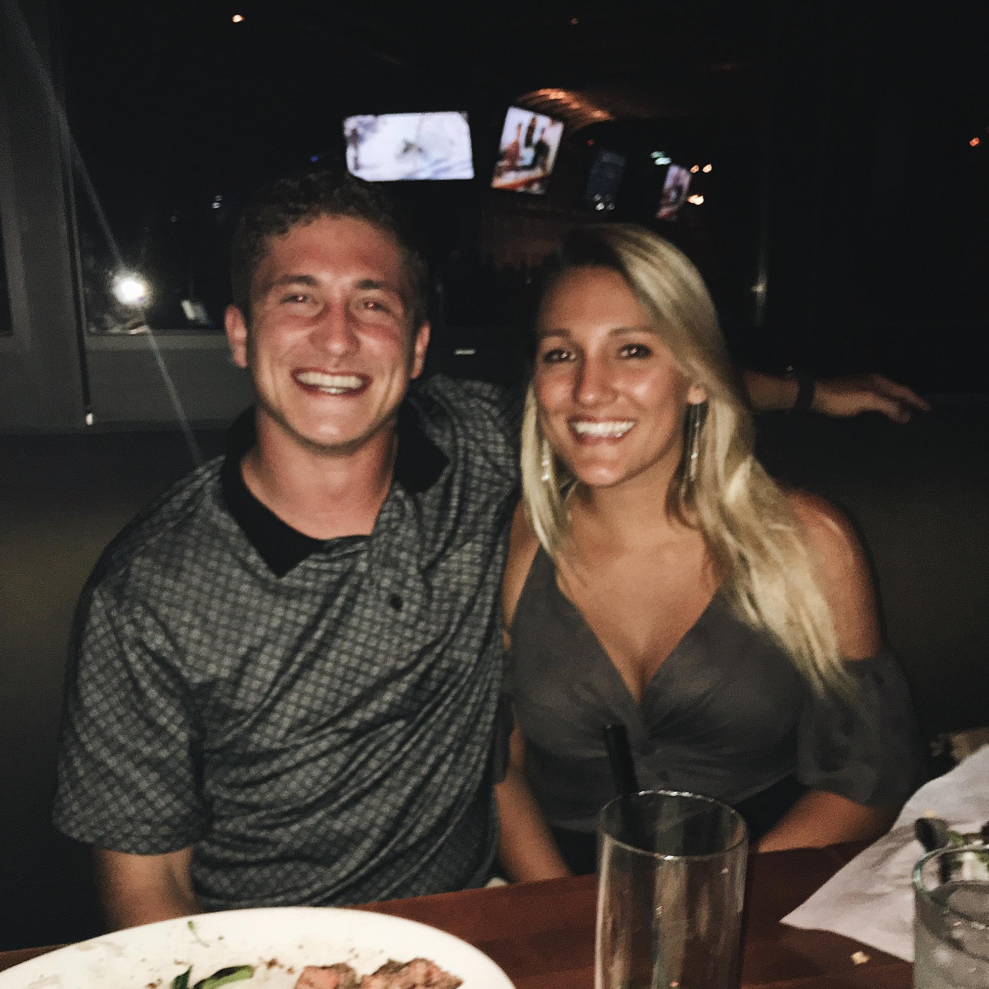 This was the first night Meagan met Shea's father Ron. They had dinner at the Yard House in Las Vegas, NV.
